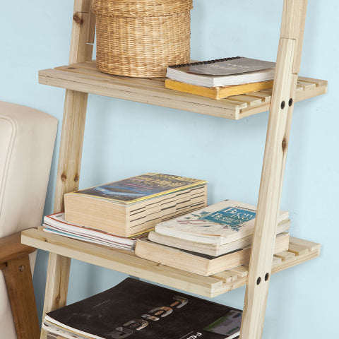 SoBuy FRG161-N, 6 Tiers Bookcase Ladder Shelf, Home Storage Display Shelving Unit
