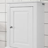 SoBuy FRG203-W, White Wall Mounted Single Door Bathroom Cabinet