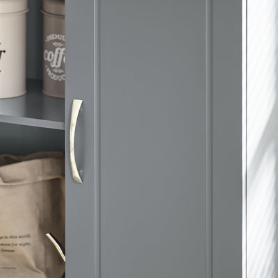 SoBuy FRG231-DG adjustable shelf close-up – height-adjustable internal shelf detail for bathroom wall cabinet