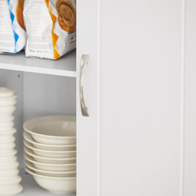 SoBuy FRG231-W, Bathroom Wall Cabinet Mounted Storage Unit with Adjustable Shelf and Door Small Slim Bathroom Cupboard for Towel & Toiletries, Ideal for Mirror Cabinet Replacement White 60x30x60 cm