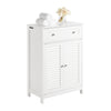 SoBuy FRG238-W, Free Standing Double Shutter Door Bathroom Storage Cabinet Cupboard