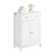 SoBuy FRG238-W, Bathroom Storage Cabinet Cupboard with 2 Shutter Doors, White