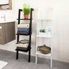 SoBuy FRG32-SCH, Wooden 3 Tiers Wall Shelf Ladder Shelf, Storage Display Stand Rack