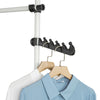 SoBuy FRG38, Telescopic Wardrobe Organiser, Clothes Storage Shelving Rack