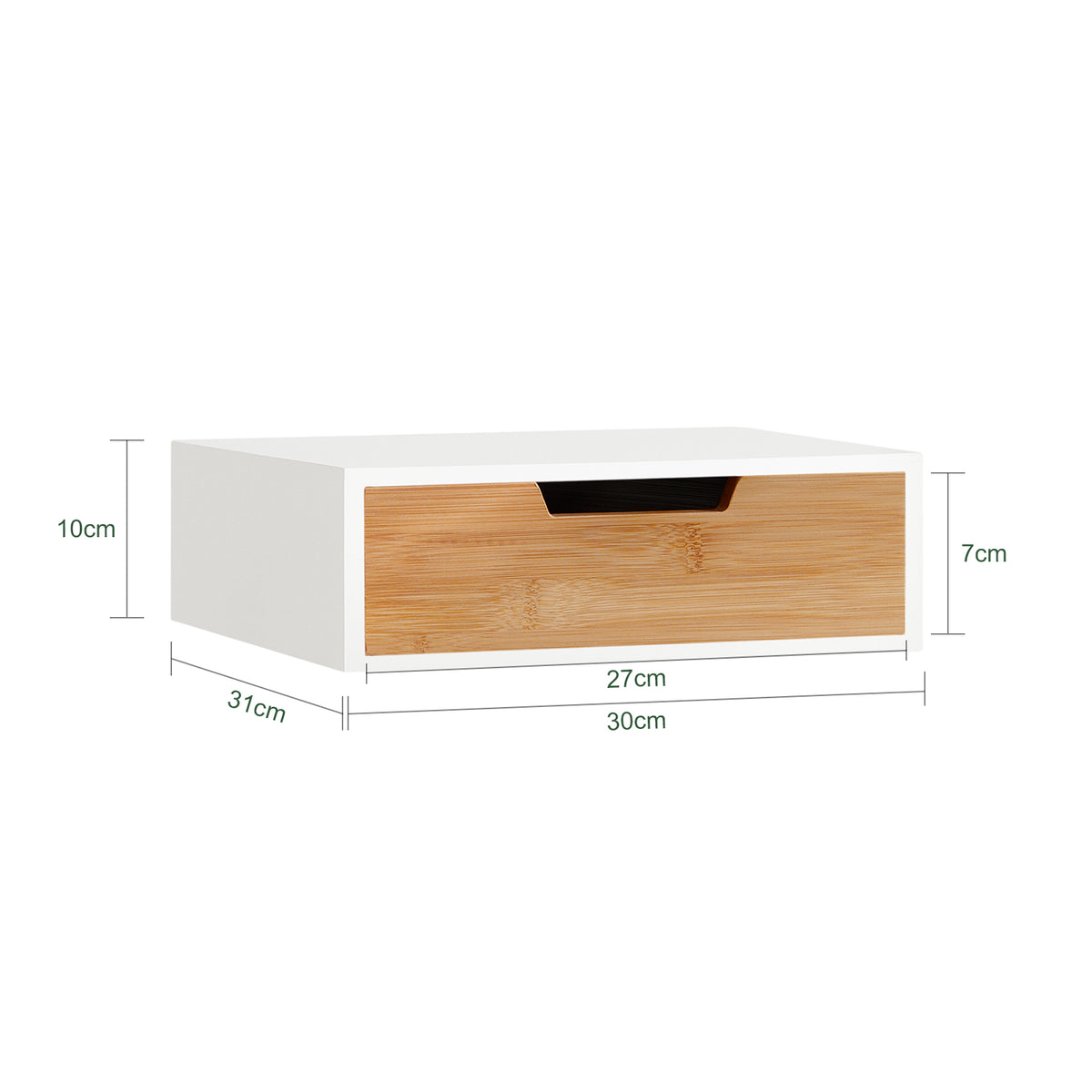 SoBuy FRG179-WN, Coffee Capsule Holder Stand Box, Teabags Storage Case, White