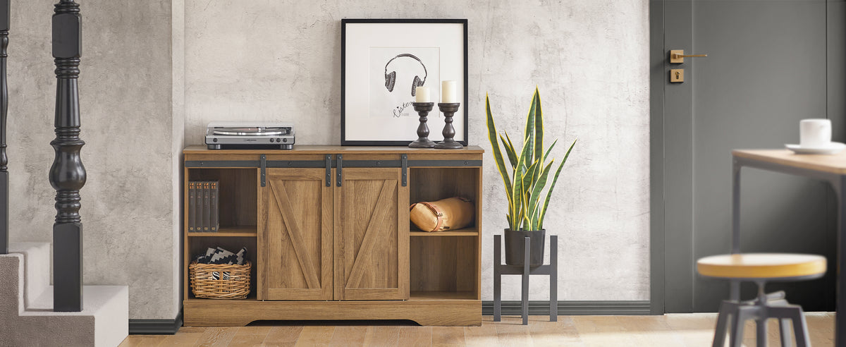 SoBuy FSB60-BR, Storage Cabinet Sideboard Cupboard Hall Cabinet, Brown