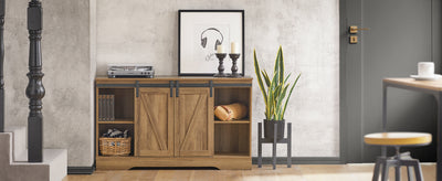 SoBuy FSB60-BR, Storage Cabinet Sideboard Cupboard Hall Cabinet, Brown