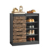 SoBuy FSB65-HG, Storage Cabinet Sideboard with Sliding Door, Hallway Shoe Cabinet