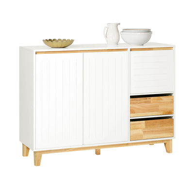 SoBuy FSB75-WN, Sideboard Storage Cabinet Cupboard, White