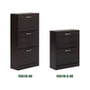 SoBuy FSR110-BR, 3 Drawers Shoe Cabinet Shoe Rack Shoe Storage Cupboard Organizer Unit