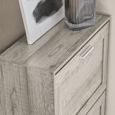 SoBuy FSR137-HG, Shoe Cabinet Shoe Rack Shoe Storage Cupboard Organizer Unit, Grey