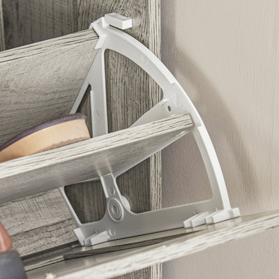 SoBuy FSR137-HG, Shoe Cabinet Shoe Rack Shoe Storage Cupboard Organizer Unit, Grey