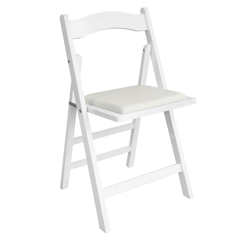 SoBuy FST06-W, Folding Wooden Chair,Home Office Folding Chair Seating