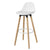 SoBuy FST70-W, Kitchen Barstool, Bar Stool, White