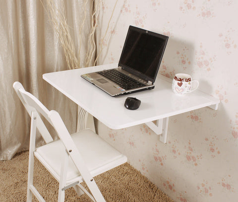 SoBuy FWT01-W, Folding Wall-mounted Drop-leaf Table Desk, Kitchen Dining Table Desk