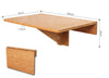 SoBuy FWT031-N, Bamboo Wall-mounted Drop-leaf Table, Folding Kitchen & Dining Table Desk