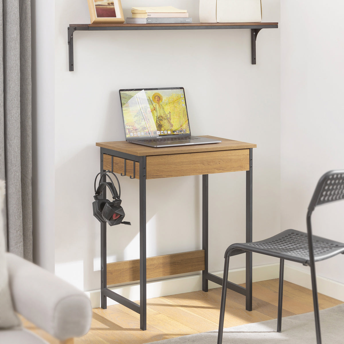 SoBuy FWT43-N, Computer Desk Workstation Writing Desk Children Teenagers Desk, Wood