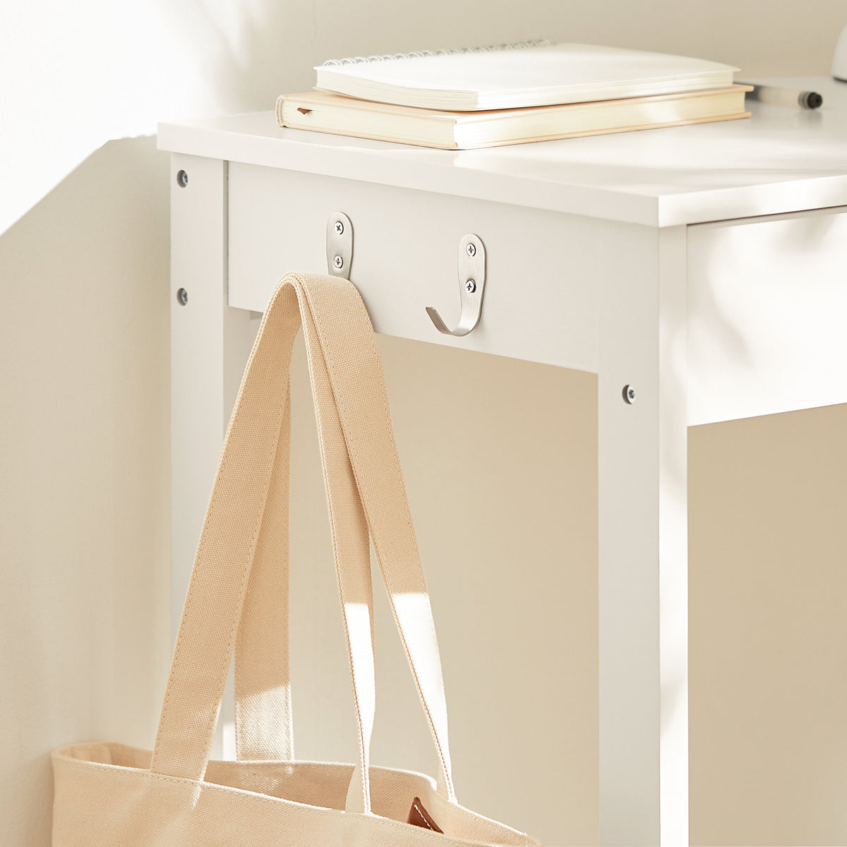SoBuy FWT43-W drawer detail – sliding storage drawer 5kg capacity telescopic rails