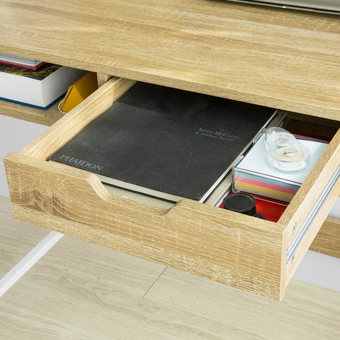 SoBuy FWT63-N, Home Office Table Desk Computer Desk with Storage Shelf