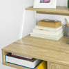 SoBuy FWT63-N, Home Office Table Desk Computer Desk with Storage Shelf