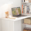 SoBuy FWT89-HG, Home Office Table Computer Desk Writing Desk with 4 Shelves