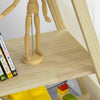 SoBuy KMB30-WN, Tent Shaped Children Kids Bookcase Toy Storage Display Shelf
