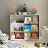 SoBuy KMB33-W, Children Bookcase Toy Storage Cabinet Display Shelf with Sliding Door
