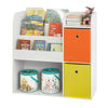 SoBuy KMB37-W, Children Bookcase Toy Shelf Storage Display Shelf Rack Organizer