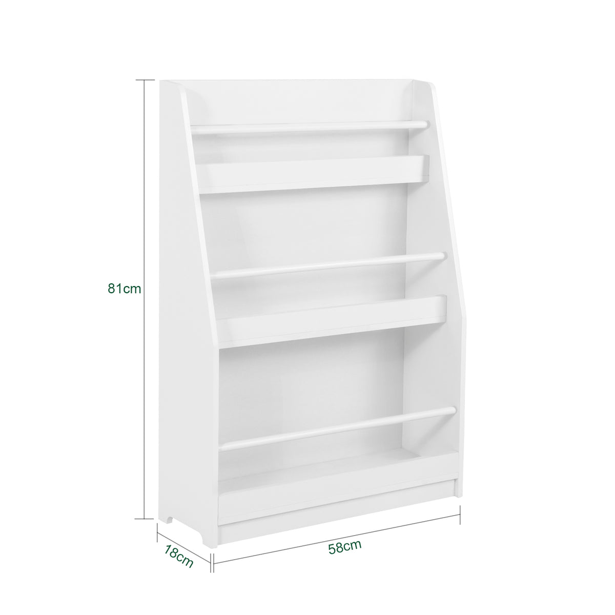 Pre-sale SoBuy KMB45-W, Children Bookcase Toy Shelf Storage Display Rack Organizer Holder, White