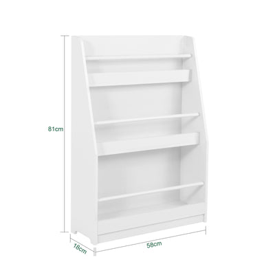 Pre-sale SoBuy KMB45-W, Children Bookcase Toy Shelf Storage Display Rack Organizer Holder, White