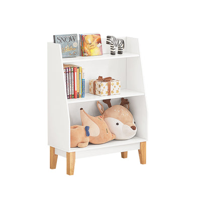 SoBuy KMB47-W, 3 Tiers Children Kids Bookcase Book Shelf Toy Shelf Storage, White