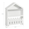 SoBuy KMB52-W, House Shape Children Bookcase Toy Shelf Storage Display Shelf Rack