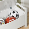SoBuy KMB59-W, Children Kids Storage Bench Toy Chest Organizer Storage Box