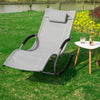 SoBuy OGS28-HGx2, Set of 2 Outdoor Garden Rocking Chair Relaxing Chair Sun Lounger