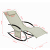 SoBuy OGS28-MIx2, Set of 2 Outdoor Garden Rocking Chair Relaxing Chair Sun Lounger