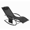 SoBuy OGS28-SCH, Outdoor Garden Rocking Chair Relaxing Chair Sun Lounger