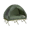 SoBuy OGS32-L-GR, 2 Person Foldable Camping Tent with Bed, Air Mattress Camping Bed