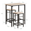 SoBuy OGT10-N, Bar Set-1 Bar Table and 2 Stools, Home Kitchen Furniture Dining Set