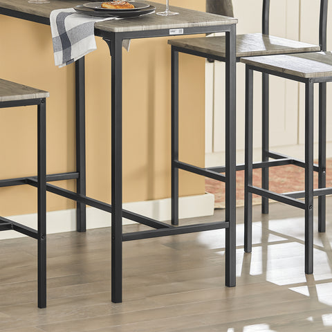 SoBuy OGT14-N, Bar Set-1 Bar Table and 4 Stools, Home Kitchen Furniture Dining Set