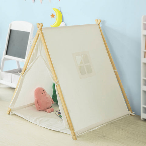 SoBuy OSS02-W, Children Kids Play Tent Playhouse with Floor Mat