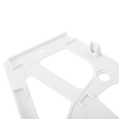 SoBuy SDA08-W, 2 Pieces Plastic Hinges for Shoe Cabinet, Hollowed Two Layers Hinges Accessory, White