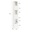 SoBuy STR10-W, Bathroom Tall Cabinet Bathroom Shelf Bathroom Storage Cabinet