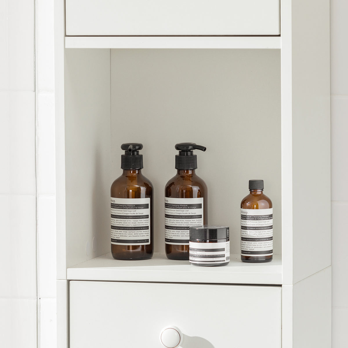 SoBuy STR10-W, Bathroom Tall Cabinet Bathroom Shelf Bathroom Storage Cabinet, White
